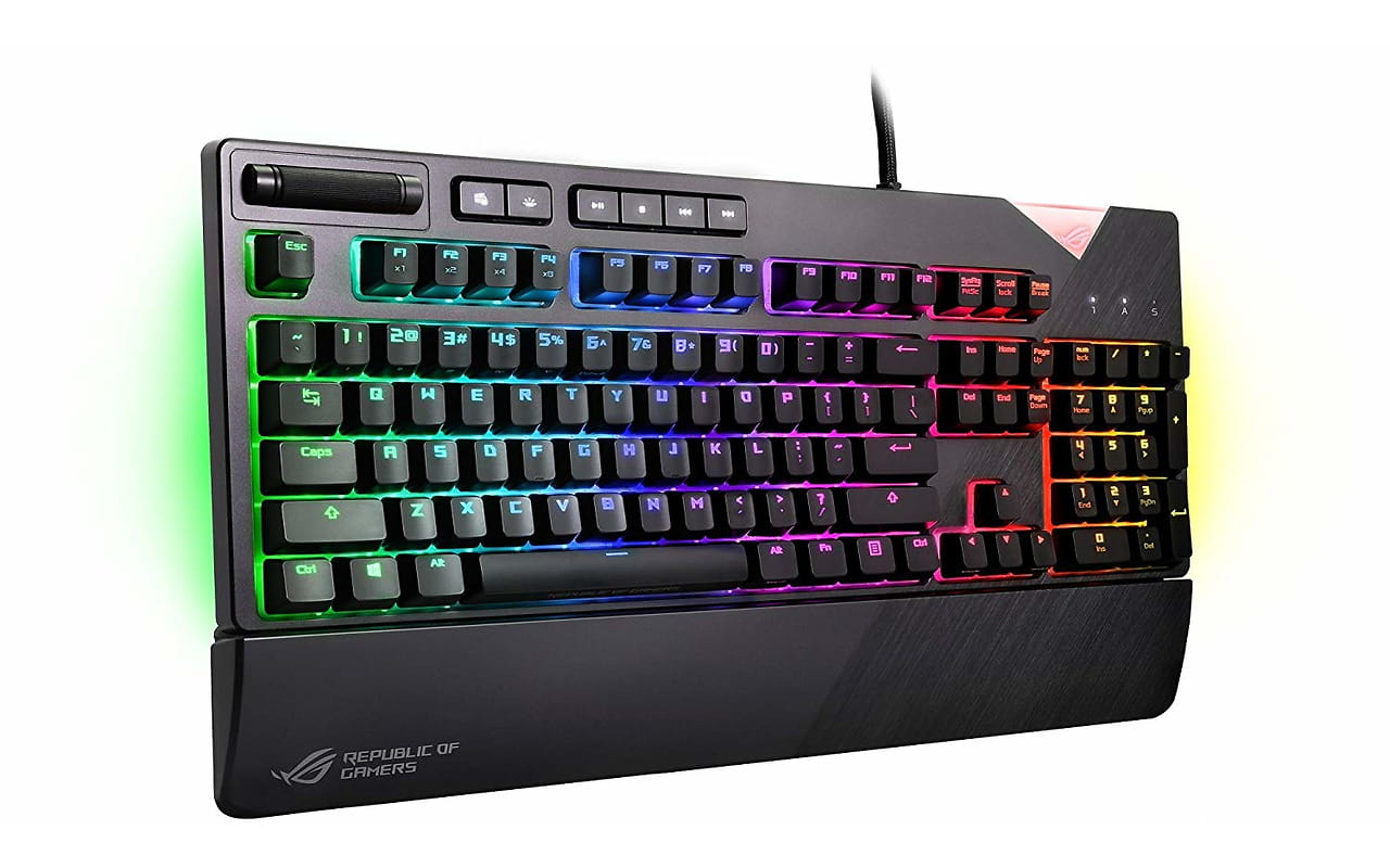 Keyboard ASUS ROG Strix Flare / Mechanical / Cherry MX / RGB / USB hub /