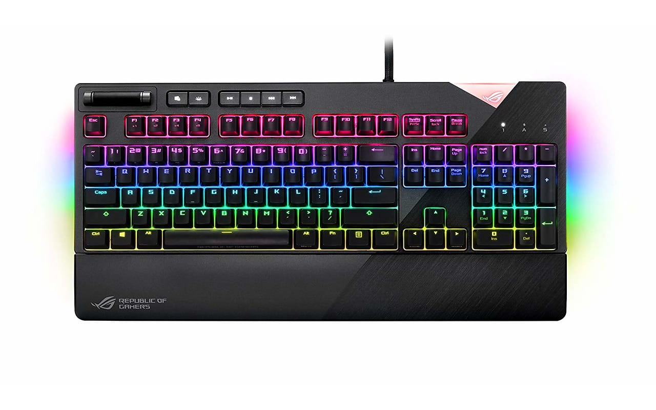 Keyboard ASUS ROG Strix Flare / Mechanical / Cherry MX / RGB / USB hub /