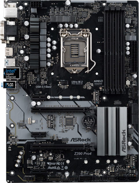 ASRock Z390 PRO4 / ATX S1151 DDR4-4300
