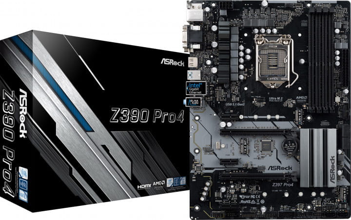 ASRock Z390 PRO4 / ATX S1151 DDR4-4300