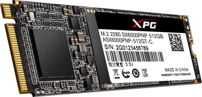 SSD ADATA XPG SX6000 Pro / .M.2 NVMe / 512GB / RTS / 3DTLC /