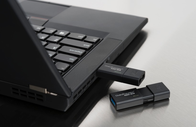 USB Flash Kingston DataTraveler 100 G3 / 256Gb / DT100G3/256GB / Black