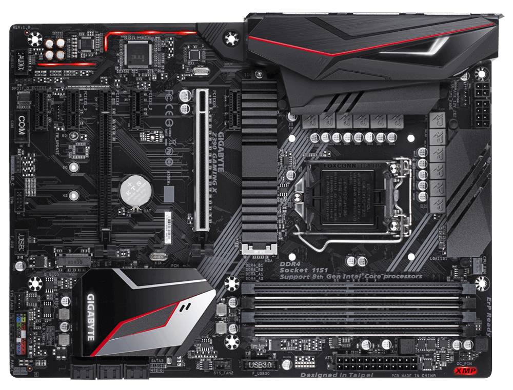 MB GIGABYTE Z390 GAMING X / S1151 / Intel Z390 / ATX /