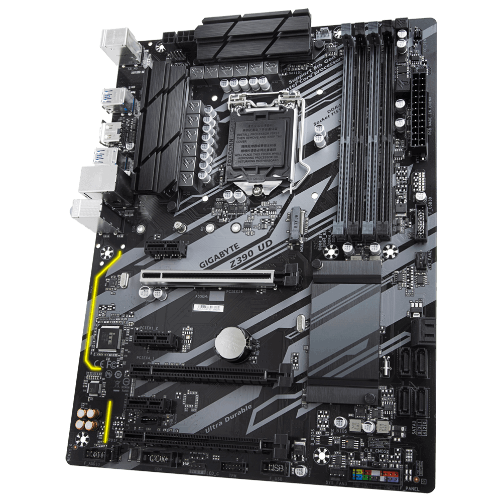MB GIGABYTE Z390 UD / S1151 / Intel Z390 / ATX /