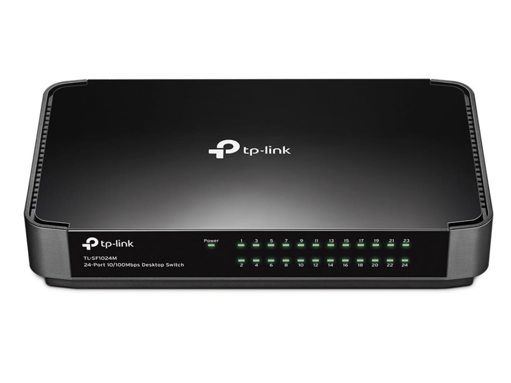 Switch TP-LINK TL-SF1024M / 24-port / 10/100Mbps / Black