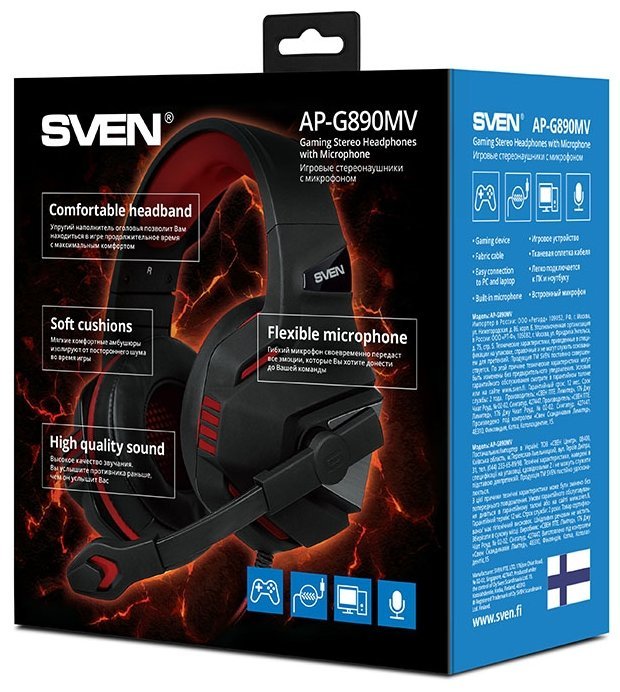Headset Sven AP-G890MV / Black