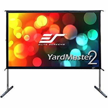 Elite Screens 120" 266x149cm Yard Master 2 Outdoor/Indoor Projector Screen with Stand OMS120H2