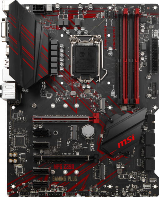 MB MSI MPG Z390 GAMING PLUS / ATX / Socket 1151 / Intel Z390 / Dual 4xDDR4-4400 /
