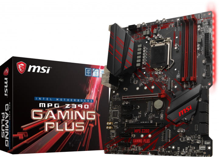 MB MSI MPG Z390 GAMING PLUS / ATX / Socket 1151 / Intel Z390 / Dual 4xDDR4-4400 /