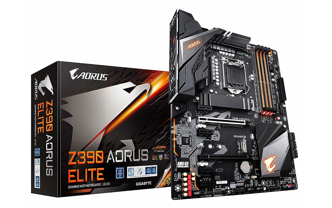 MB GIGABYTE Z390 AORUS ELITE / Socket 1151 / Intel Z390 / Dual 4xDDR4-4266 / CPU Intel graphics / ATX /