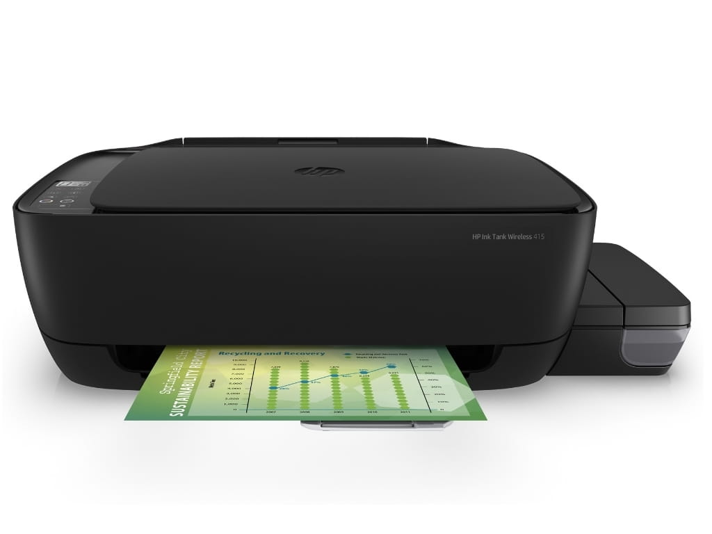 HP Ink Tank Wireless 415 / Print / Copy / Scan / Wi-Fi / A4 / CISS / Z4B53A#627 Black