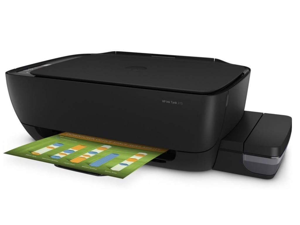 AiO HP Ink Tank 315 / Print / Copy / Scan / A4 / CISS / Z4B04A#627 / Black