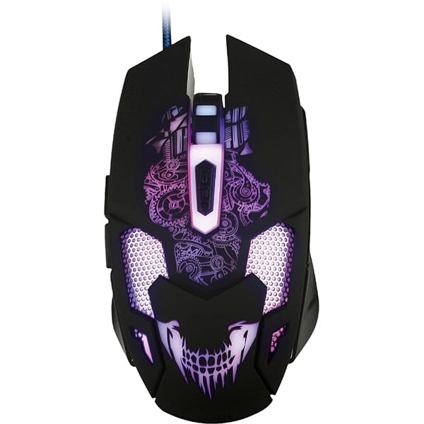 Mouse Qumo Annihilator / Optical / 1200-3200 dpi / 6 buttons / Soft Touch / Black