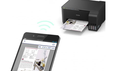 MFD Epson L3150 / A4 / Copier / Printer / Scanner / Wi-Fi / Black