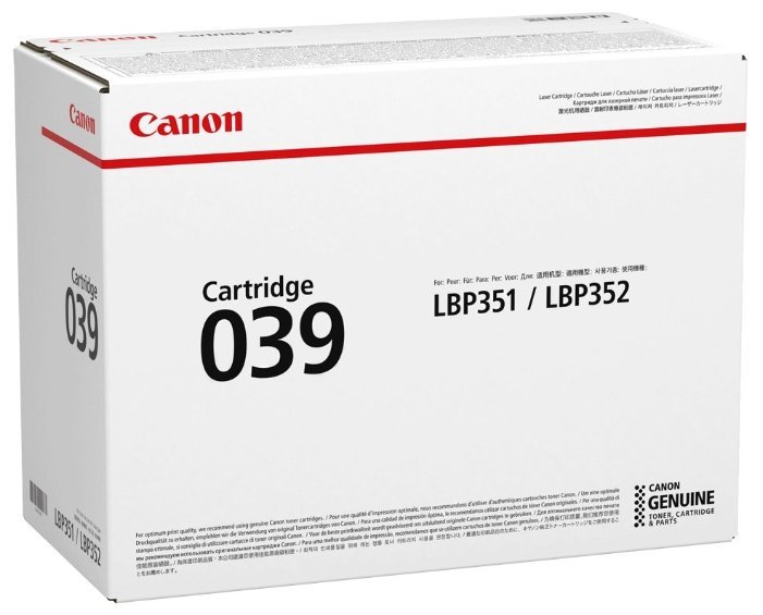 Laser Cartridge Canon 039 for LBP351X / 352X / Black