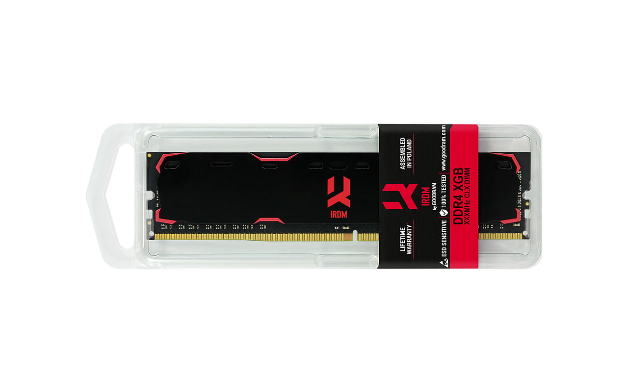 RAM GOODRAM 4GB / DDR4-2400 / PC19200 / CL17 / 1.2V / IR-2400D464L17S/4G Black