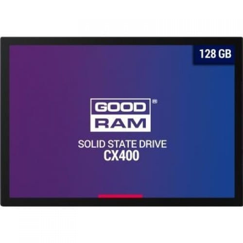 2.5" SSD GOODRAM CX400 / 128GB / 7mm / SATAIII / Phison PS3111-S11 / 3D NAND TLC / SSDPR-CX400-128 /