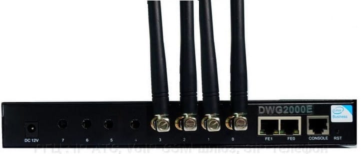 Dinstar UC2000-VE-4G GSM / VoIP Gateway /