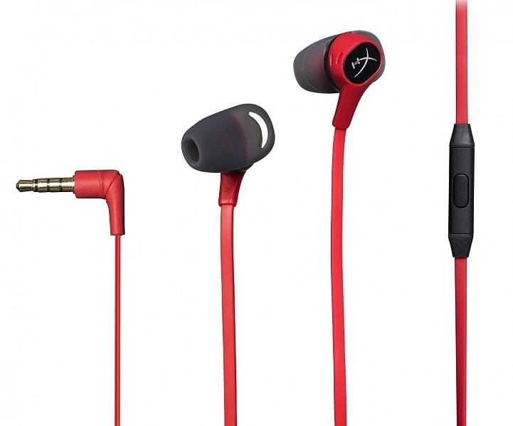Headset Kingston HyperX Cloud Earbuds / HX-HSCEB-RD / Red
