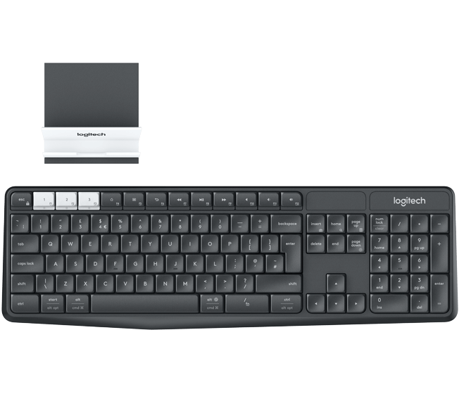Keyboard Logitech K375s / Multi-Device / Bluetooth & 2.4Ghz / 920-008184 /