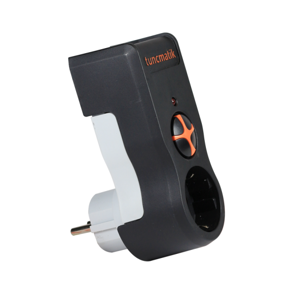 Surge Protector Tuncmatik SurgePro / 1 Outlet / 525 joules / Black