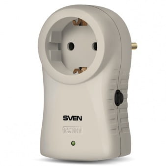 Surge Protector Sven SF-S1 / 1 Sockets / Grey