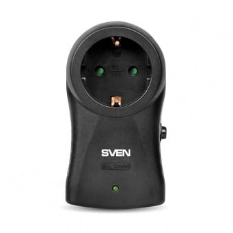 Surge Protector Sven SF-S1 / 1 Sockets / Black