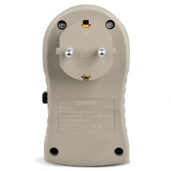 Surge Protector Sven SF-S1 / 1 Sockets / Grey