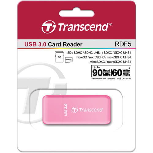 Card Reader Transcend TS-RDF5 / Pink
