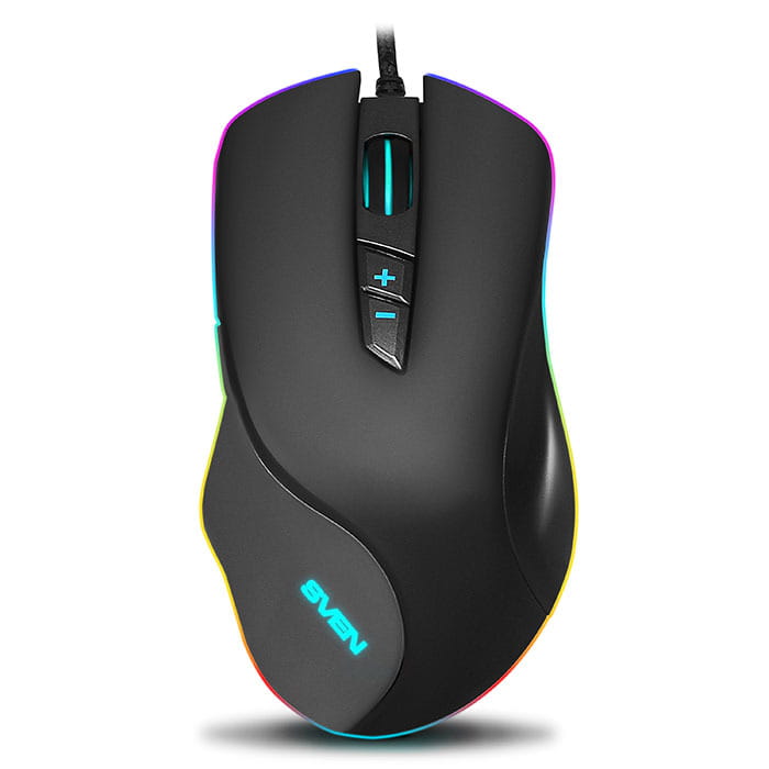 Mouse SVEN RX-G970 / Gaming / Optical / Soft Touch / RGB /