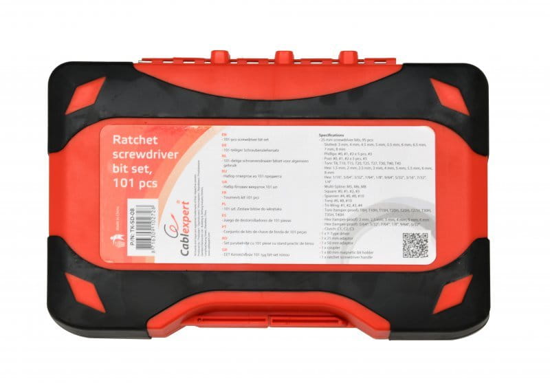 Screwdriver Cablexpert TK-SD-08 / 101 pcs /