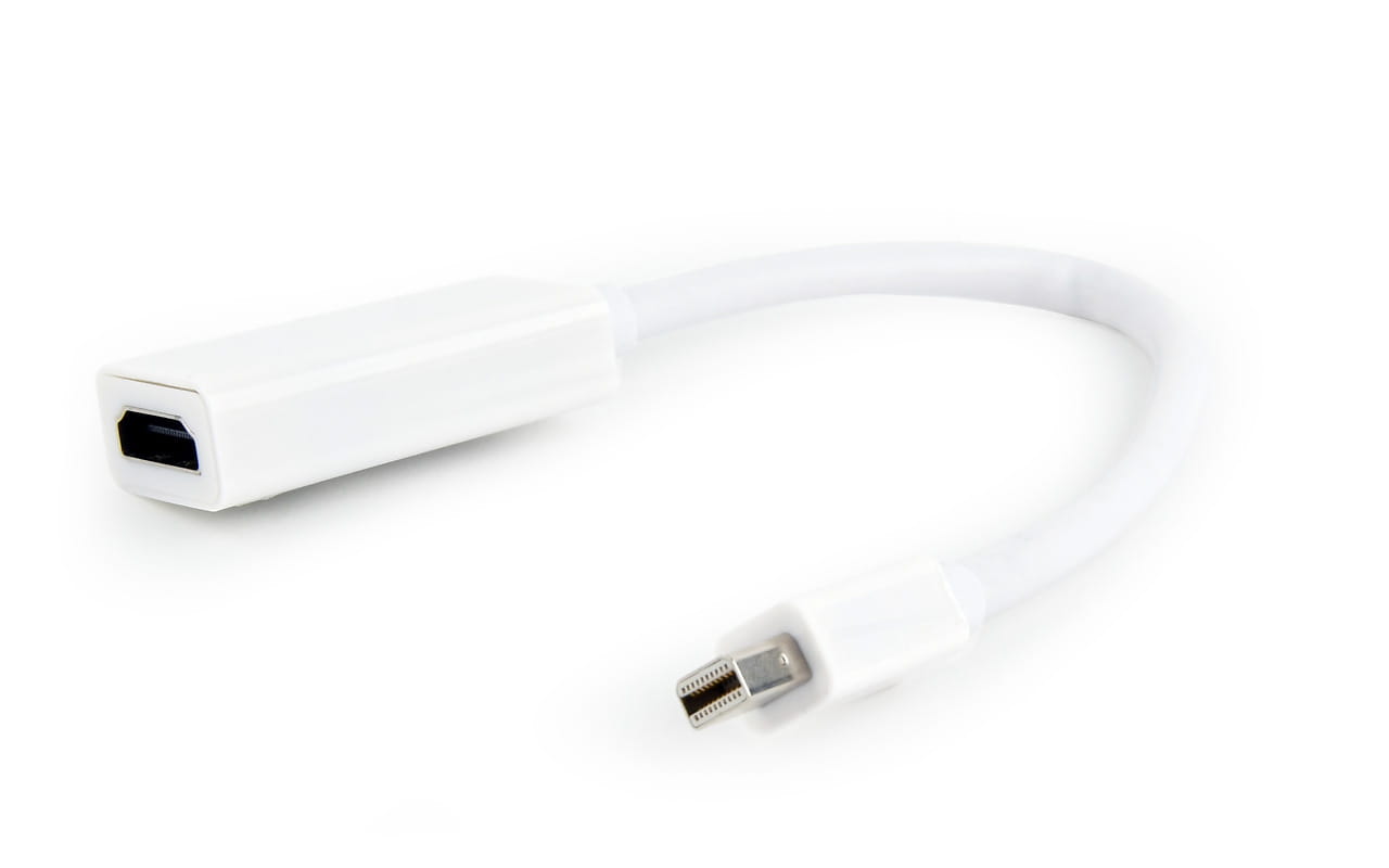 Adapter Cablexpert A-mDPM-HDMIF-02 / Mini DisplayPort to HDMI / White