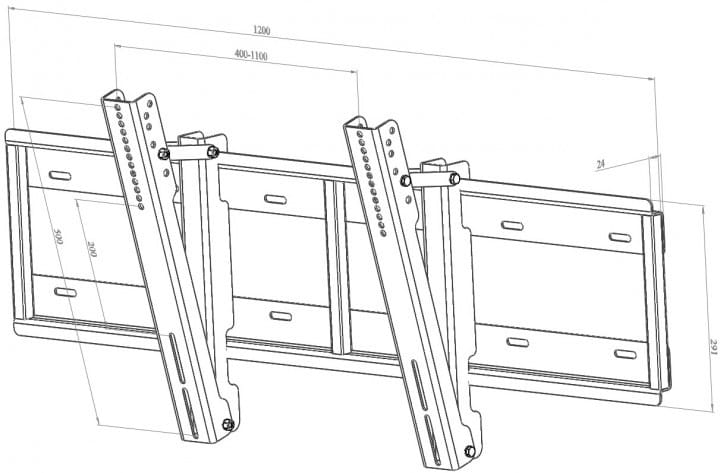 Wall Mount KSL WM4N / Black