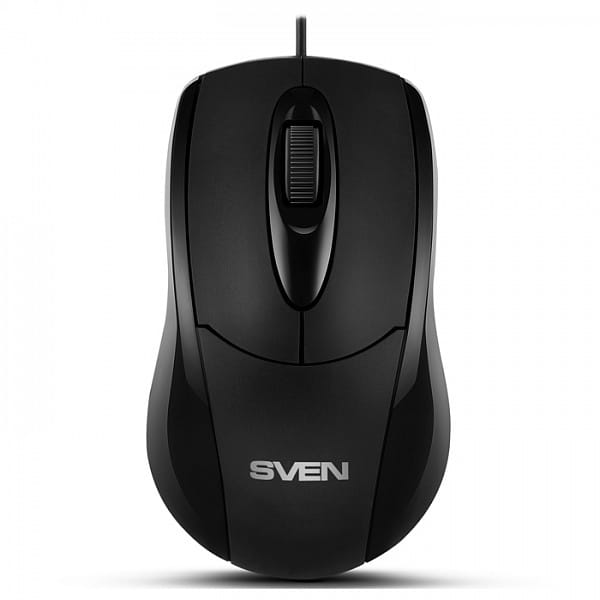 Mouse Sven RX-110 / Optical / Ambidextrous / USB / Black