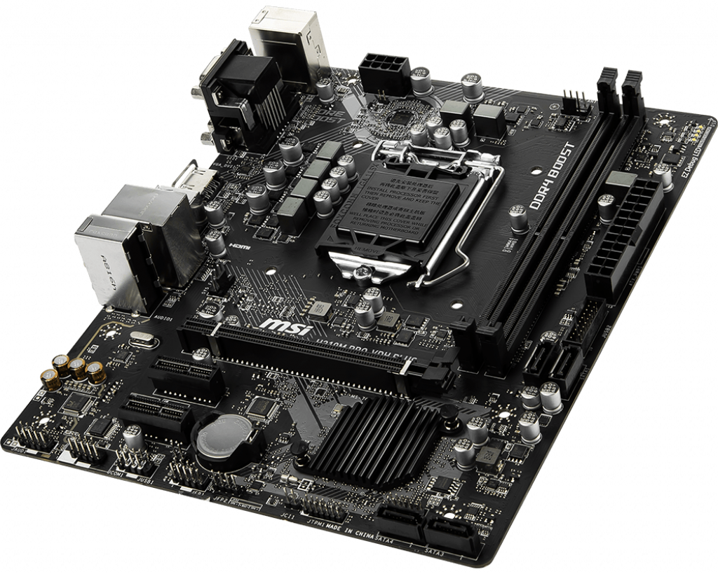 MB MSI H310M PRO-VDH PLUS / mATX /  Intel H310 / Socket 1151 / Dual 2xDDR4-2666 /