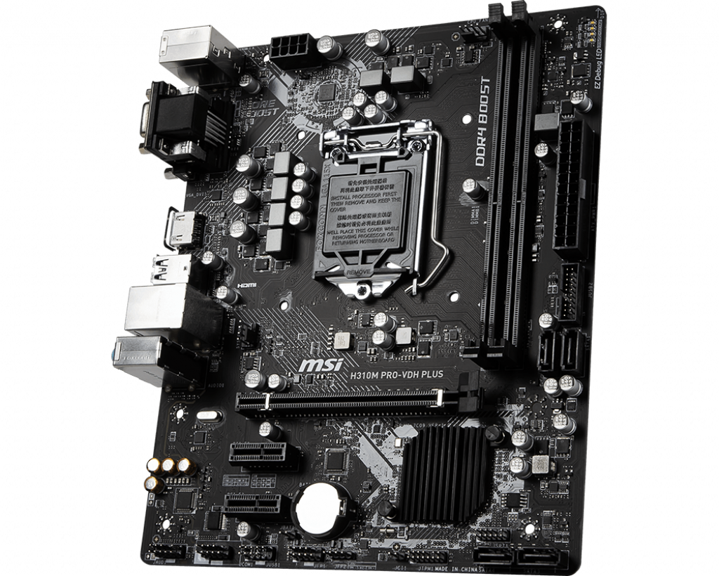 MB MSI H310M PRO-VDH PLUS / mATX /  Intel H310 / Socket 1151 / Dual 2xDDR4-2666 /