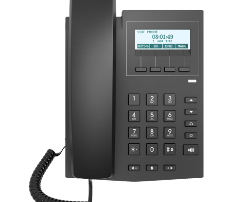 VoIP phone Fanvil X1P / POE support / without power supply / Black