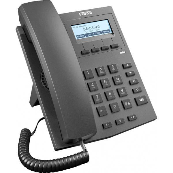 VoIP phone Fanvil X1P / POE support / without power supply / Black