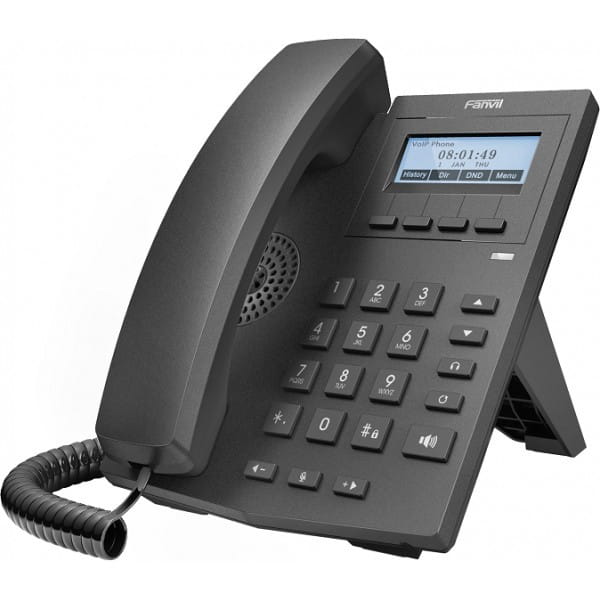 VoIP phone Fanvil X1P / POE support / without power supply / Black