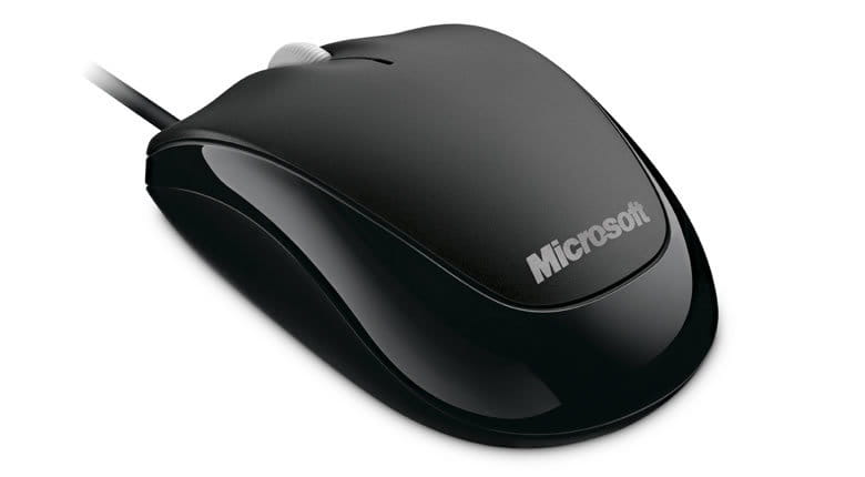 Mouse Microsoft Compact / 4HH-00002 / Black