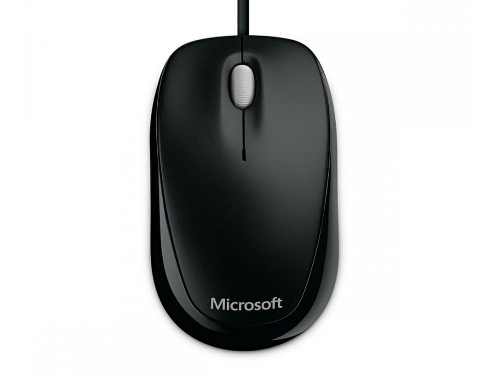 Mouse Microsoft Compact / 4HH-00002 / Black