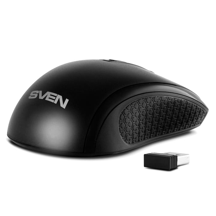 Mouse Sven RX-220W / Ambidextrous / Black