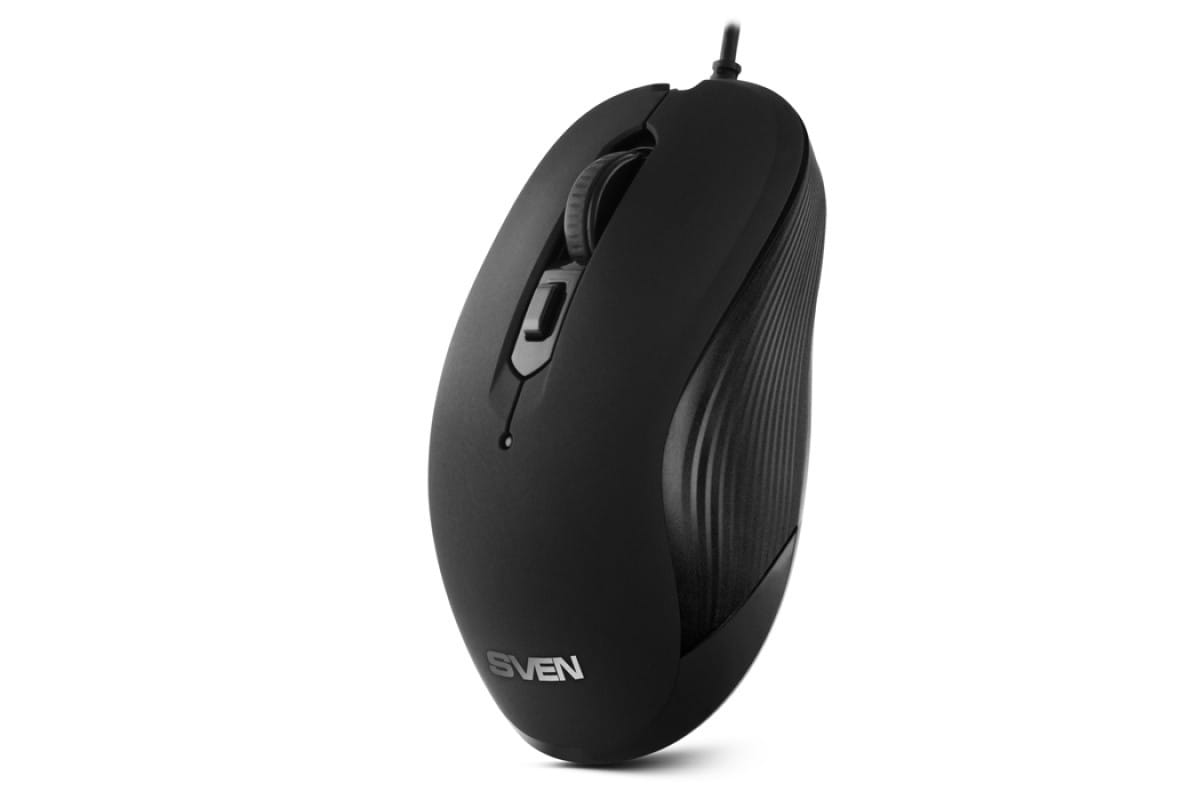 Mouse Sven RX-140 / Optical / Ambidextrous / Soft Touch / Black