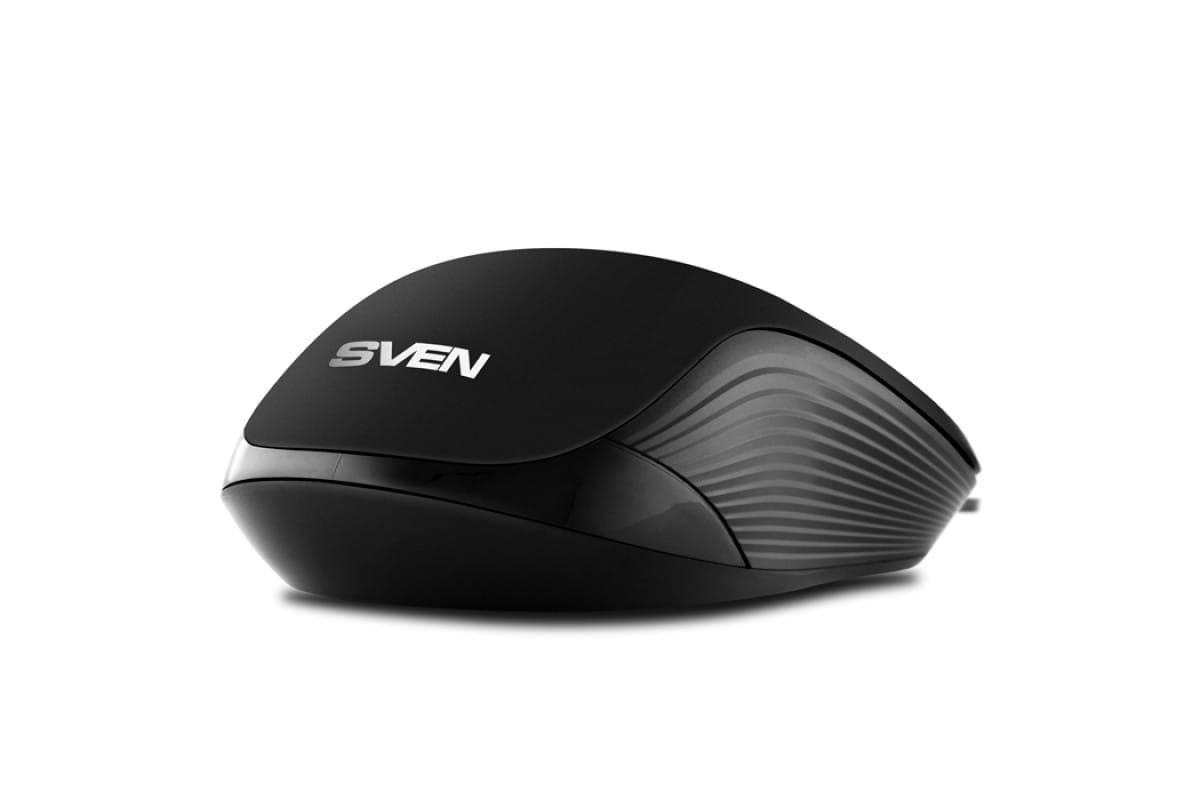 Mouse Sven RX-140 / Optical / Ambidextrous / Soft Touch / Black