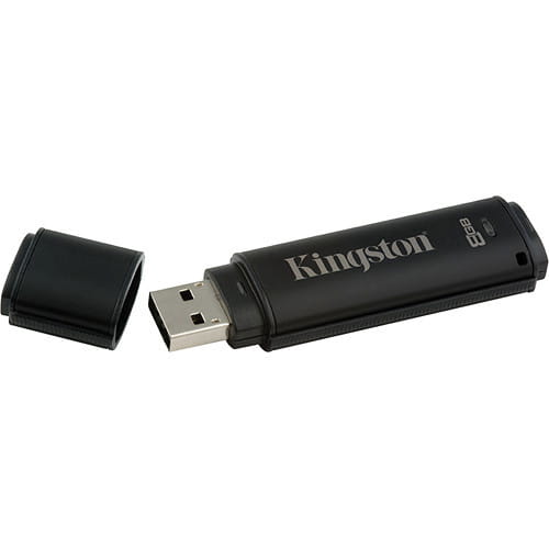 USB Kingston DataTraveler 6000 8GB / 256bit Hardware Encryption FIPS 140-2 Level 3 / Black
