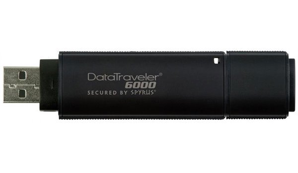 USB Kingston DataTraveler 6000 8GB / 256bit Hardware Encryption FIPS 140-2 Level 3 / Black