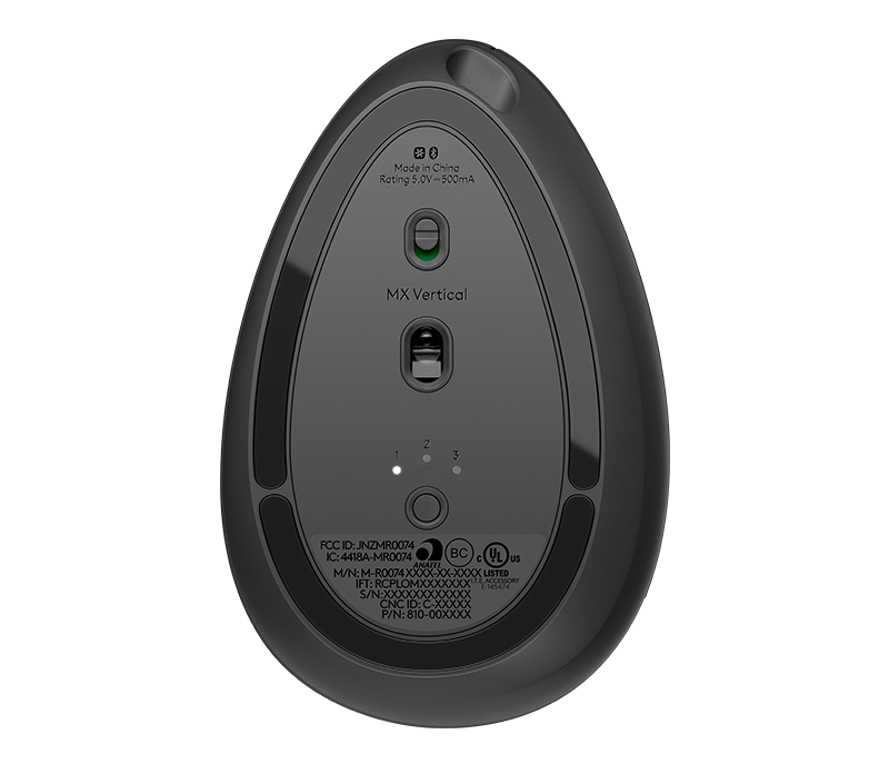 Mouse Logitech MX Vertical Ergonomic / 910-005448 / Black