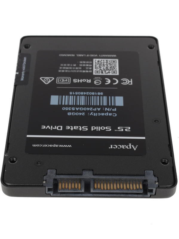 2.5" SSD Apacer Panther AS350 / 120GB / SATA / Black