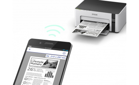 Printer Epson M1120 / A4 / Wi-Fi / White