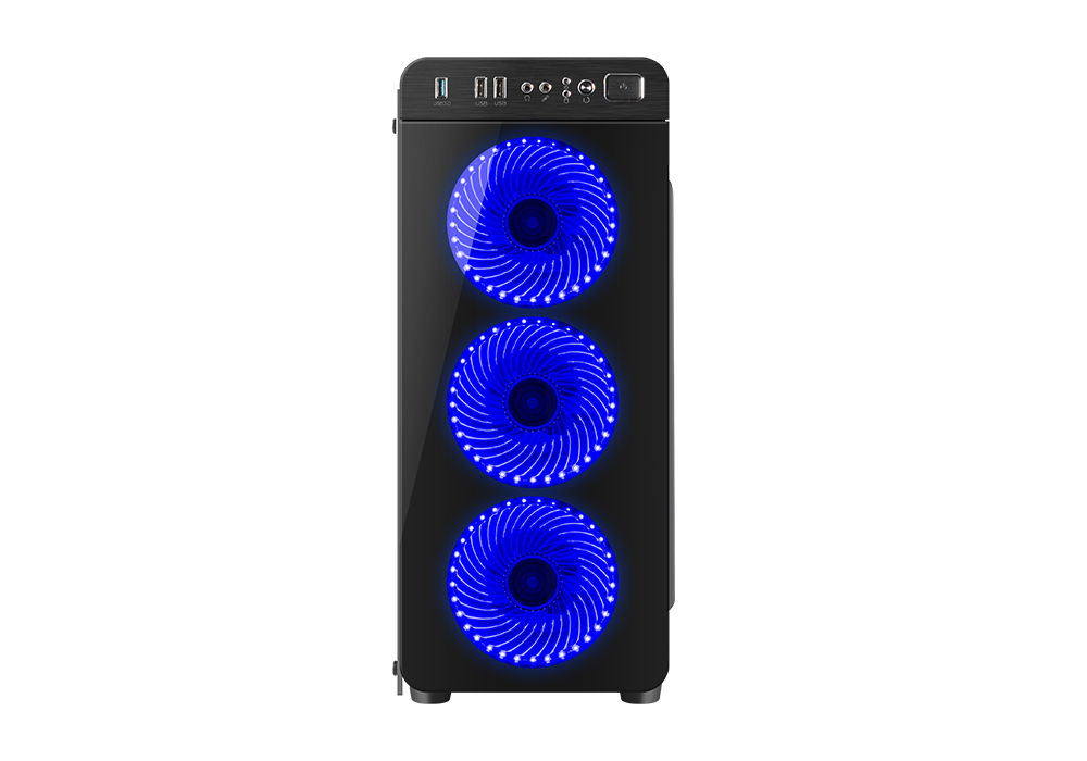 Genesis Irid 300 / ATX Case / Blue